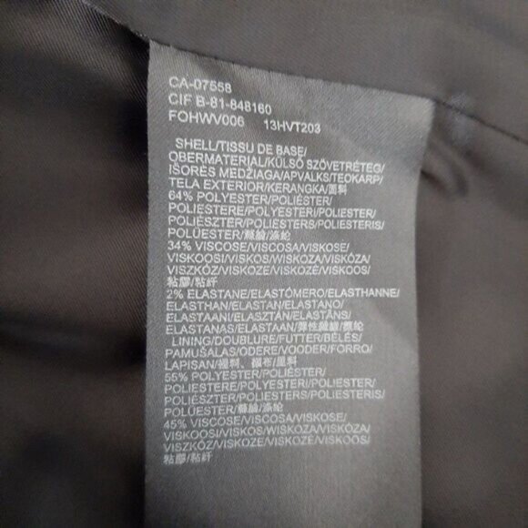 MEXX Metropolitan Plaid Blazer Jacket Grey Sz 4 - Picture 9 of 9